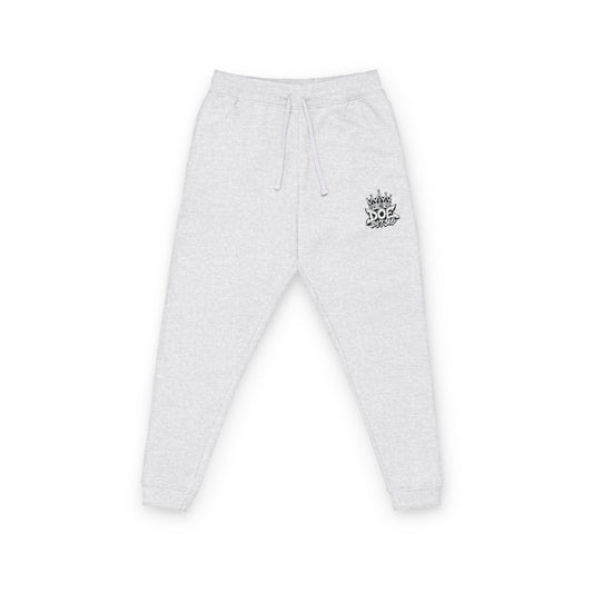 Embroidered Crest Fleece Joggers