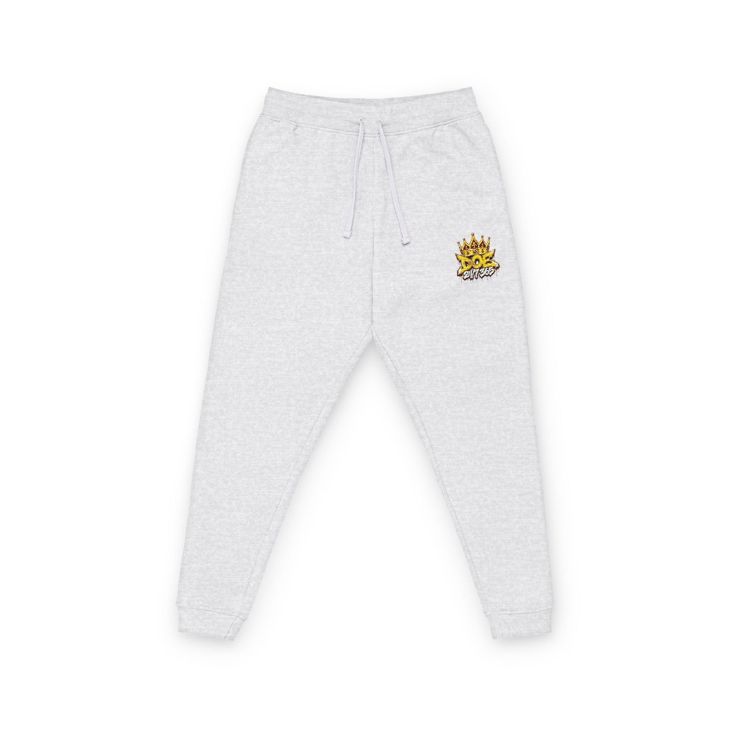 Embroidered Sunflower Joggers — Cozy Floral Fleece Sweatpants