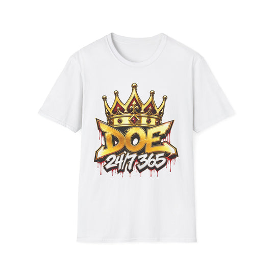 Doe 24/7/365 Crown T-Shirt — Bold Streetwear Graphic Tee