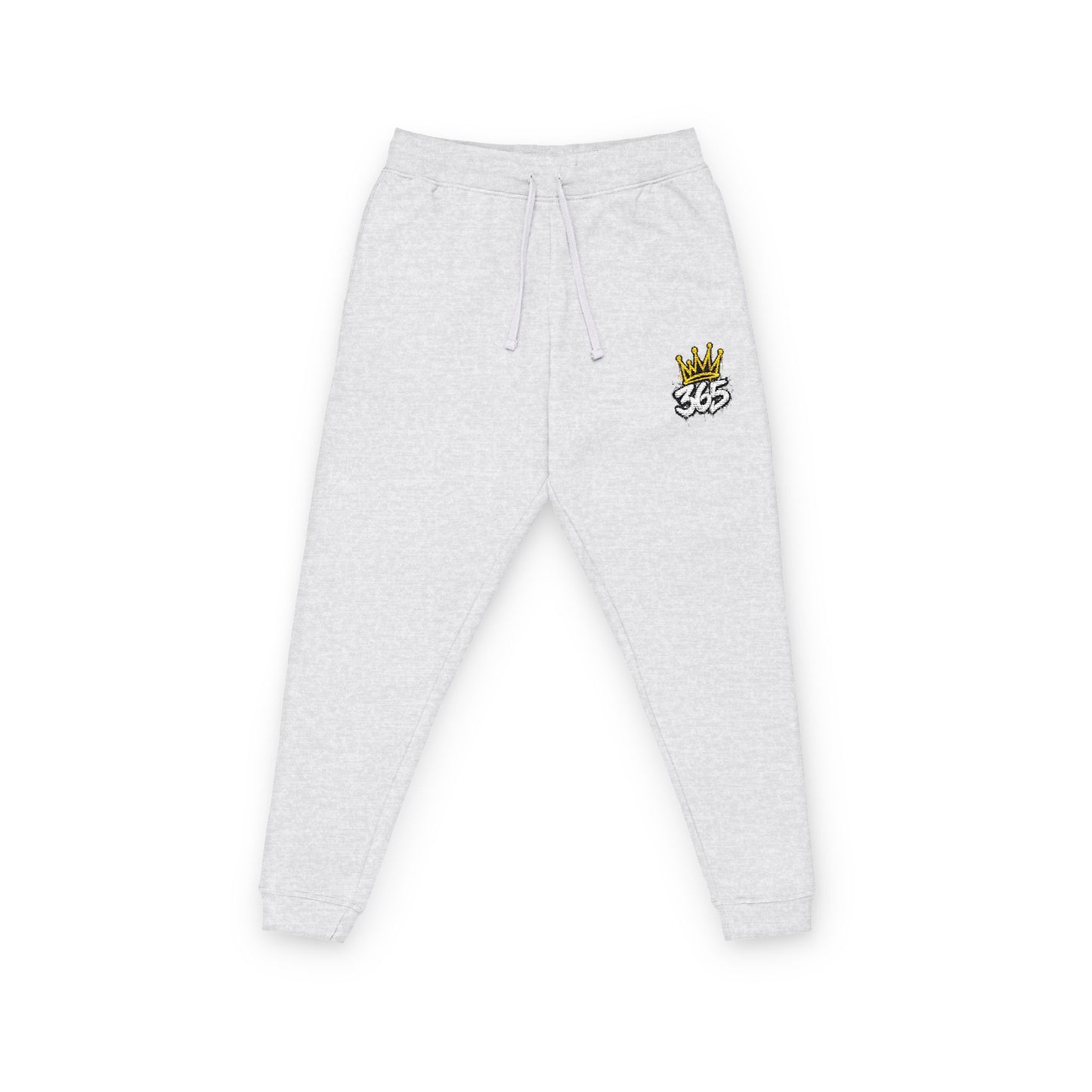 King Crown Embroidered Fleece Joggers