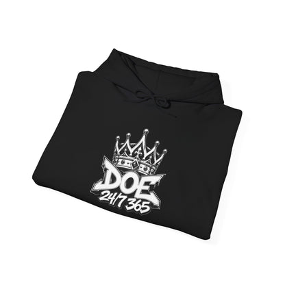 24/7/365 Crown Graphic Streetwear Hoodie