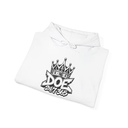 24/7/365 Crown Graphic Streetwear Hoodie