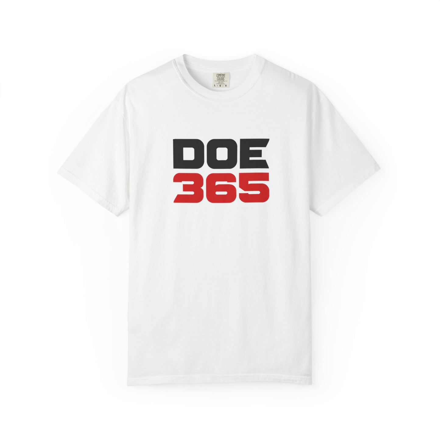 DOE 365 T-Shirt — "Different Over Everybody 365" Graphic Tee