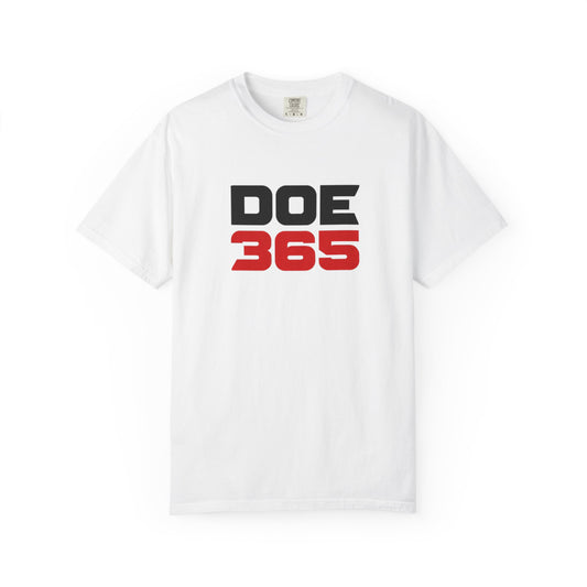 DOE 365 T-Shirt — "Different Over Everybody 365" Graphic Tee