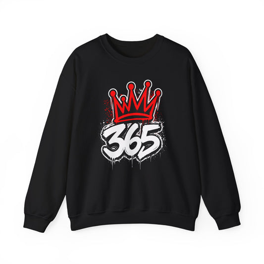 365 Crown Graffiti Crewneck Sweatshirt