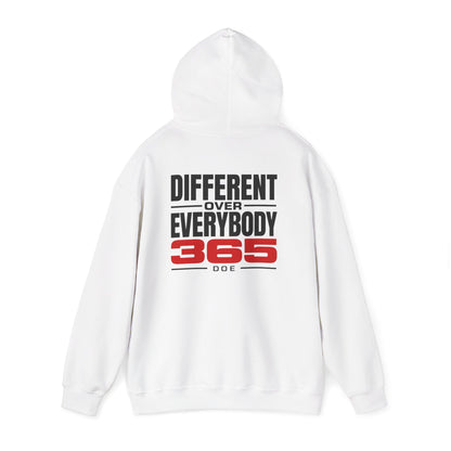 Doe365 Hoodie — Minimal Chest Logo Pullover Hooded Sweatshirt