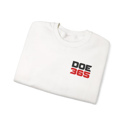 Crewneck Sweatshirt — "Different Over Everybody 365" Motivational Streetwear