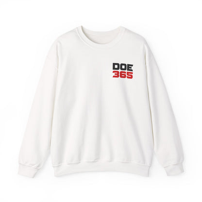 Crewneck Sweatshirt — "Different Over Everybody 365" Motivational Streetwear