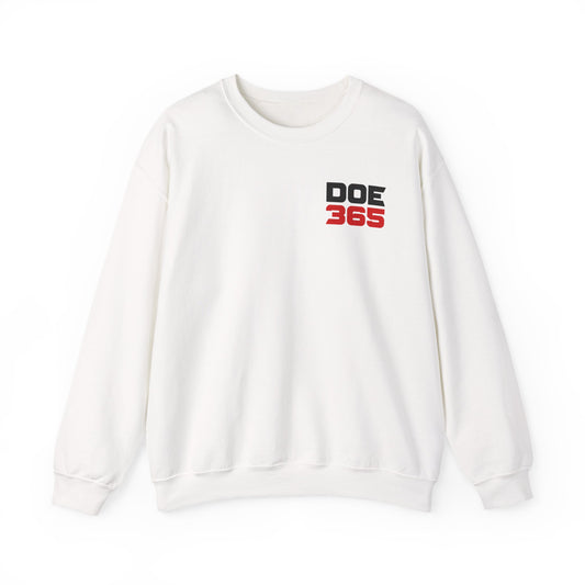 Crewneck Sweatshirt — "Different Over Everybody 365" Motivational Streetwear