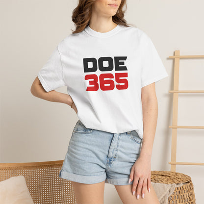 DOE 365 T-Shirt — "Different Over Everybody 365" Graphic Tee