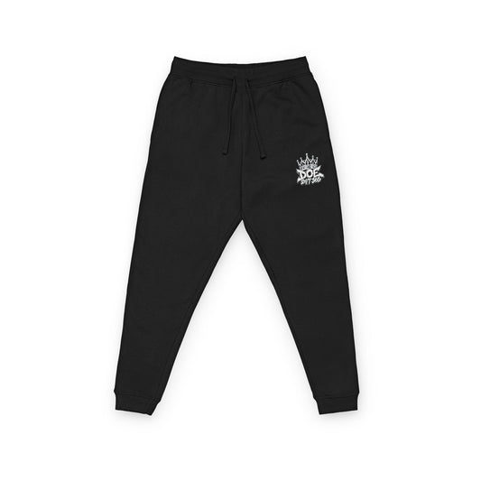 Embroidered Crest Fleece Joggers