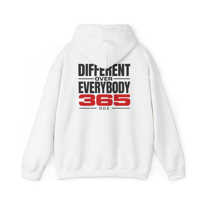 Doe365 Hoodie — Minimal Chest Logo Pullover Hooded Sweatshirt