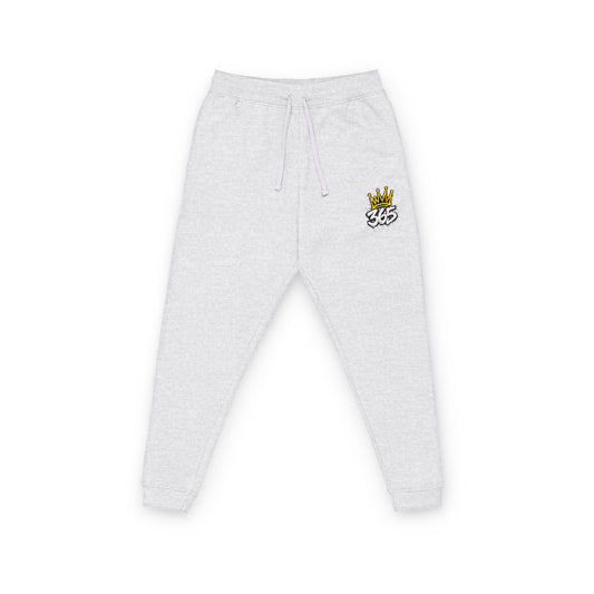 King Crown Embroidered Fleece Joggers