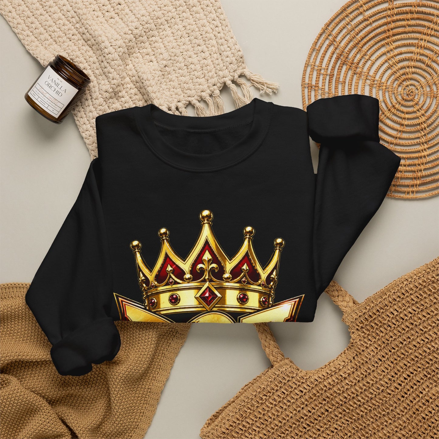 Doe Crown Sweatshirt — "DOE 24/7/365" Graffiti Crewneck