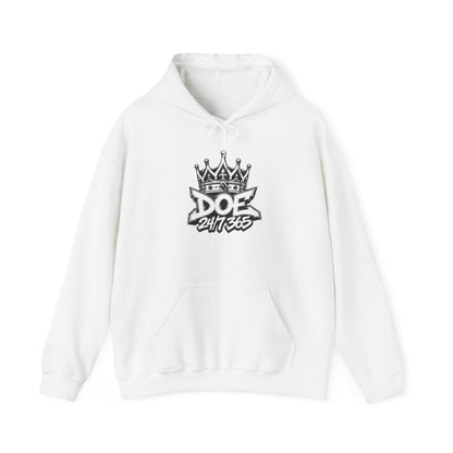 24/7/365 Crown Graphic Streetwear Hoodie