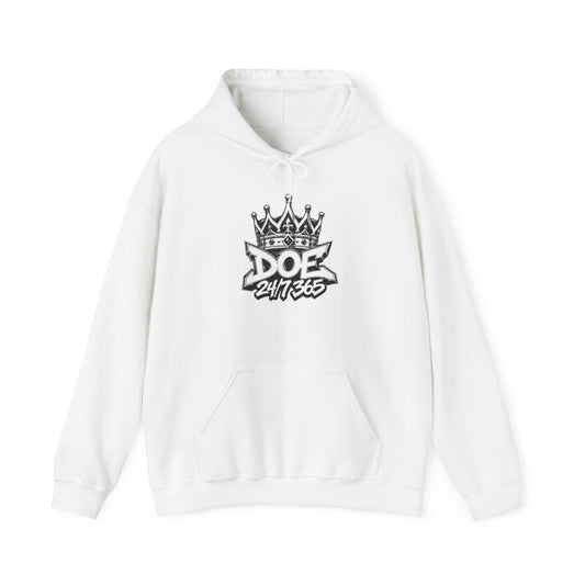 24/7/365 Crown Graphic Streetwear Hoodie